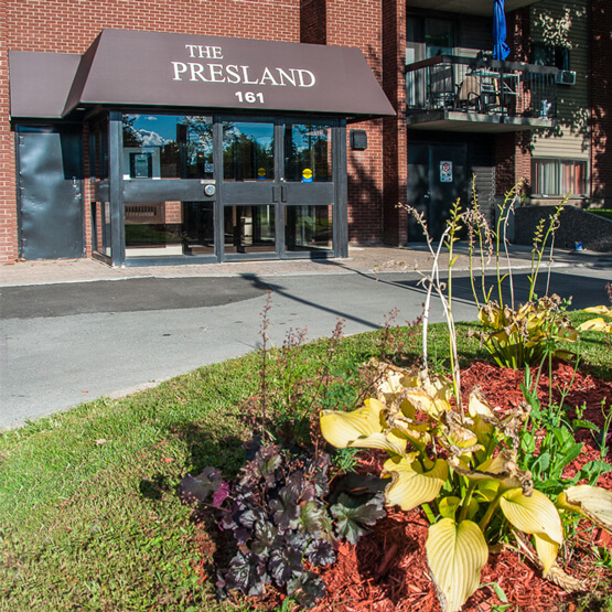 Lobby of 161 Presland Apartments in East Ottawa